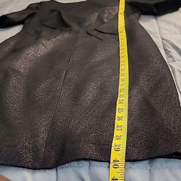 Jill Jill Stuart Metallic Black Short Sleeve Dress - Picture 8 of 13